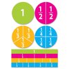 Ashley Productions Math Die-Cut Magnets, Beginning Fractions 10062